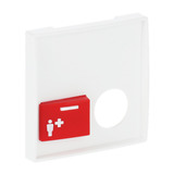 Busch-Jaeger Zentralscheibe studiotyp, Zentrale weiß, Retail