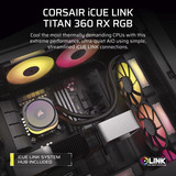 Corsair iCUE LINK TITAN 360 RX RGB Generalüberholt, Wasserkühlung schwarz