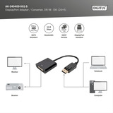 Digitus DisplayPort - DVI Adapter / Konverter schwarz
