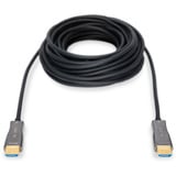 Digitus HDMI AOC Hybrid Glasfaserkabel, UHD 4K schwarz, 30 Meter