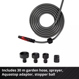 EINHELL Power X-Change Akku-Schlauchtrommel GE-HR 18/30-1 WH Li-Solo, 18Volt grau/schwarz, ohne Akku und Ladegerät