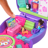 Mattel Polly Pocket Welpen Übernachtungsparty Schatulle mit Puppe und Zubehör 