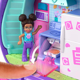 Mattel Polly Pocket Welpen Übernachtungsparty Schatulle mit Puppe und Zubehör 