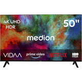 Medion LIFE MD 850201, LED-Fernseher 125.7 cm (50 Zoll), schwarz, UltraHD/4K, VIDAA, PVR