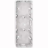 Merten Aufputzgehäuse drei fach polarweiß glänzend weiß (glänzend), Retail