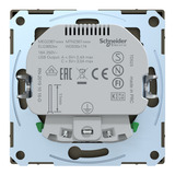 Merten Schutzkontakt Steckdose mit USB Ladegerät, Typ MEG2367-6052, Unterputz, 16 Ampere, 250 Volt mocca, Retail