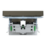 Merten Schutzkontakt Steckdose mit USB Ladegerät, Typ MEG2367-6052, Unterputz, 16 Ampere, 250 Volt mocca, Retail