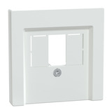 Merten Zentralplatte Anschlussdose TAE, glänzend, Thermoplast, Unterputz, mit Schraubbefestigung weiß (glänzend), Retail