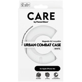 PanzerGlass Urban Combat Case, Handyhülle transparent/weiß, iPhone 16e, MagSafe