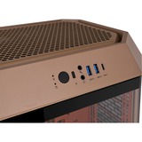 Thermaltake The Tower 300 , Tower-Gehäuse braun, Tempered Glass