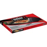 Weber Glasierter Pizzastein 18414, eckig 44cm x 30cm grau