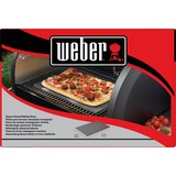 Weber Glasierter Pizzastein 18414, eckig 44cm x 30cm grau