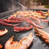 Weber Slate GPD Premium Plancha, 76cm, Gasgrill schwarz/silber