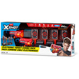 ZURU XSHOT Interaktive Zielscheibe & Fury 4 2er Pack, Dartblaster 