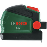 Bosch Maßband 5m / 16 ft + Bleistiftclip, Bandmaß grün/schwarz