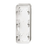 Busch-Jaeger Aufputzgehäuse dreifach für Einsätze und Zentralscheiben Reflex SI 1703-214 weiß (glänzend), Retail