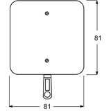 Busch-Jaeger Busch-J. Zugwechselschalter aws UP 2610/6 UJ-214 weiß, Retail