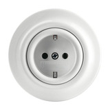 Busch-Jaeger Steckdosen Einsatz 20 Europäische Steckdose Typ F weiß, Retail