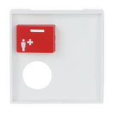 Busch-Jaeger Zentralscheibe Rufsysteme, Zentrale weiß, Retail