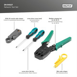 Digitus Netzwerk-Werkzeug-Set 12-teilig, mit Tasche