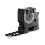 Dymo D1-Schriftband S0721010 24 mm x 7 m, weiß auf schwarz