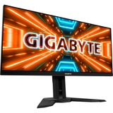 GIGABYTE M34WQ, Gaming-Monitor 86 cm (34 Zoll), schwarz, WQHD, IPS, HDR, AMD Free-Sync, 144Hz Panel