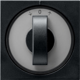 Gira Abdeckung Knebel Zeitschalter schwarz, Retail