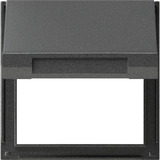 Gira Zwischenplatte mit Klappdeckel TX 44, Adapter anthrazit, Retail