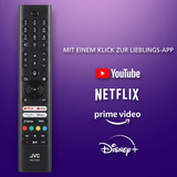 JVC LT-55VU7555, LED-Fernseher 139 cm (55 Zoll), schwarz/grau, UltraHD/4K, Tripple Tuner, TiVo