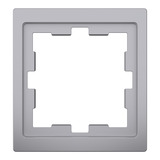 Merten Rahmen einfach eds D-Life System Design MEG4010-6536 edelstahl, Retail