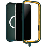 Otterbox Frē, Handyhülle dunkelgrün/gelb, iPhone 17, MagSafe