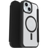 Otterbox React Folio, Handyhülle transparent/schwarz, iPhone 16e/15/14/13, MagSafe