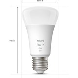 Philips HUE White E27, LED-Lampe Viererpack, ersetzt 60 Watt