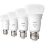 Philips Hue White E27, LED-Lampe Viererpack, ersetzt 60 Watt