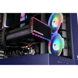 Thermaltake View 380 XL TG ARGB , Tower-Gehäuse violett, Tempered Glass x 2