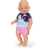 ZAPF Creation BABY born® Einhorn Pyjama 43cm, Puppenzubehör 