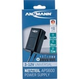 Ansmann APS 600, Netzteil schwarz, Universal-Netzteil