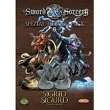 Asmodee Sword & Sorcery: Die Alten Chroniken – Sigrid/Sigurd Spezial-Helden-Pack, Brettspiel Erweiterung
