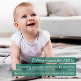 Beurer BY 90 Babywaage mit gewölbter Wiegefläche weiß