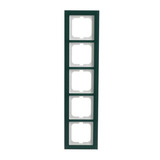 Busch-Jaeger Abdeckrahmen 5-fach, Abdeckung grün, Retail