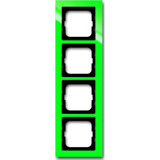 Busch-Jaeger Rahmen vierfach grün, Retail