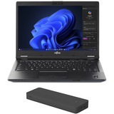 Fujitsu LIFEBOOK E548 Generalüberholt, Notebook schwarz, Intel® Core™ i5-8350U, Intel® UHD Graphics 620, 20 GB DDR4, 256 GB (256 GB SSD), Windows 11 Pro