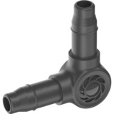 GARDENA Micro-Drip-System L-Stück 4,6mm (3/16"), Verbindung dunkelgrau, 10 Stück, Modell 2023