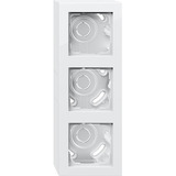Gira Aufputzgehäuse dreifach weiß, Retail