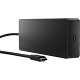 HP Universal USB-C Multiport Hub, Dockingstation schwarz, USB-A, USB-C, HDMI, DisplayPort, RJ45