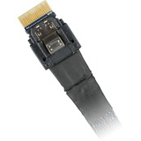 ICY BOX Kabel SlimSAS 4i SFF-8654  > SlimSAS 4i SFF-8654 schwarz, 50cm