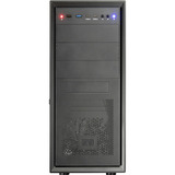 Inter-Tech IT-8862 Plaid, Tower-Gehäuse schwarz, Abschließbar