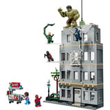 LEGO 76350 Marvel Super Heroes Großer Showdown: Spider-Man vs. Hulk, Konstruktionsspielzeug 
