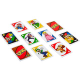 Mattel UNO Super Mario Kartenspiel mit Spezialkarten 