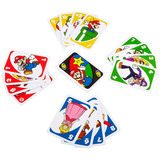 Mattel UNO Super Mario Kartenspiel mit Spezialkarten 